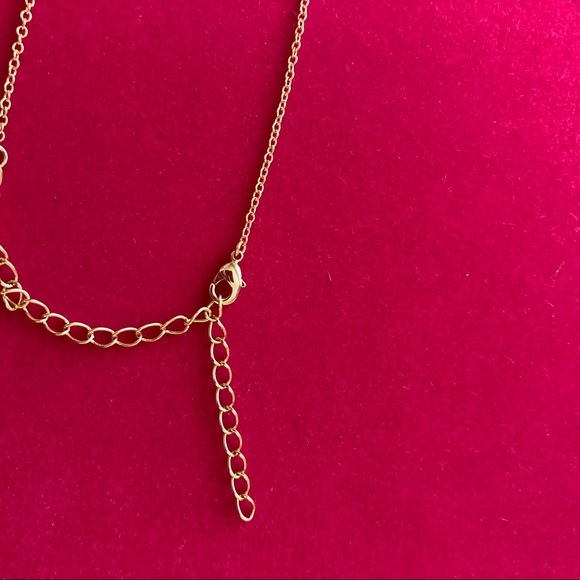 Kiss Necklaces | Gold Tone | Size 8" Adjustable | Excellent Condition - Picture 3 of 3